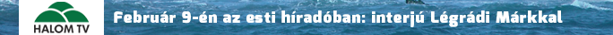 HalomTv Híradó / Földkerülés
Tavaszra elkészül Légrádi Márk vitorláshajója, így a százhalombattai fiatalember a tervek szerint nekivághat a három és fél évre tervezett földkerülésnek. A hajót egyedül építi Tökölön, de a projekt jelentős szponzori támogatással zajlik.
Megszólaló: Légrádi Márk  